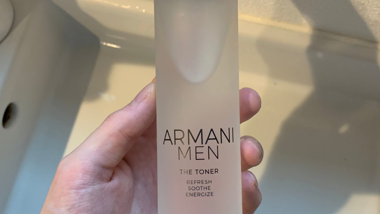 口コミ アルマーニ メンのローション 化粧水 を使ってレビューしました Mens Smart Beauty