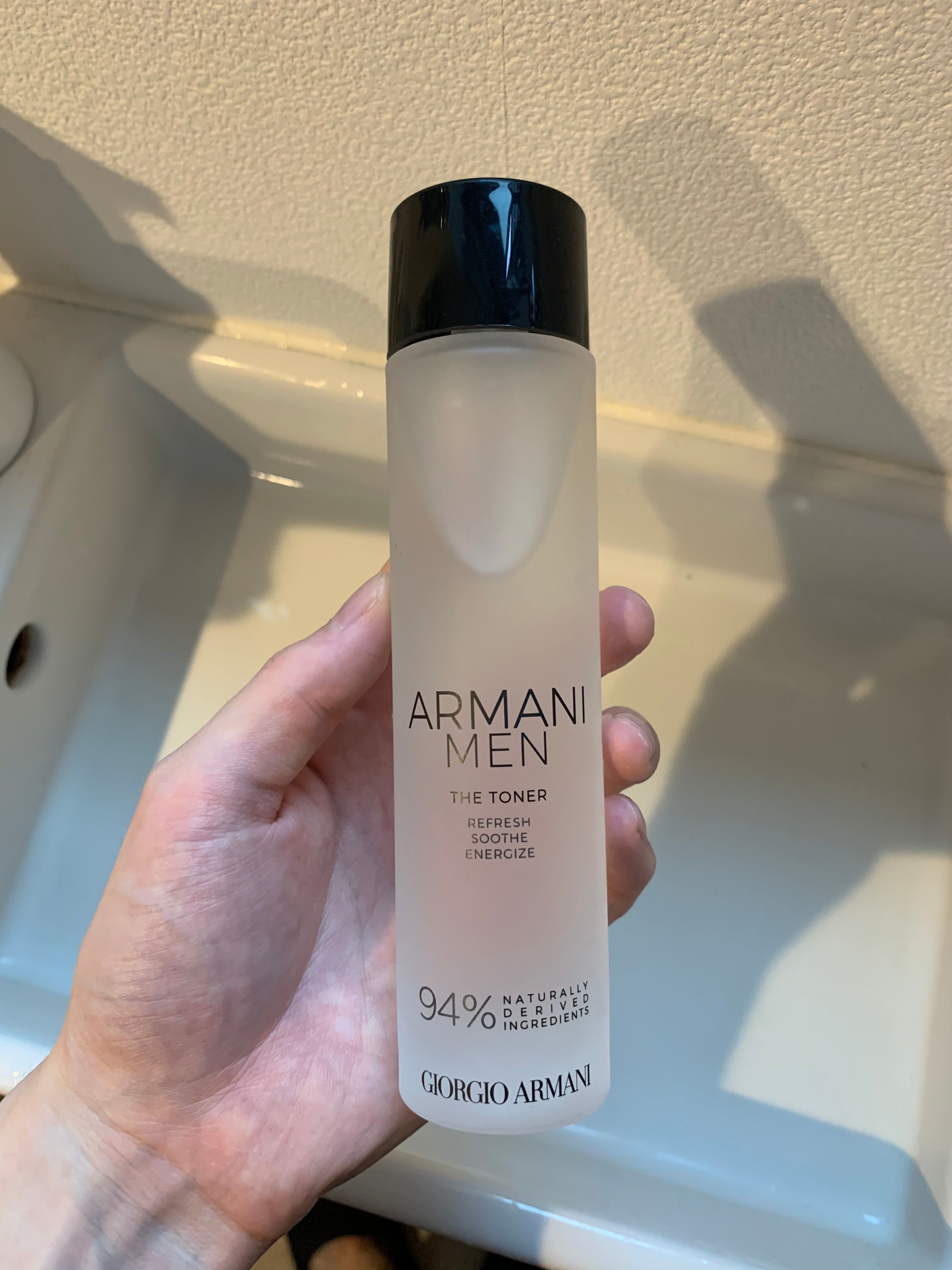 口コミ アルマーニ メンのローション 化粧水 を使ってレビューしました Mens Smart Beauty